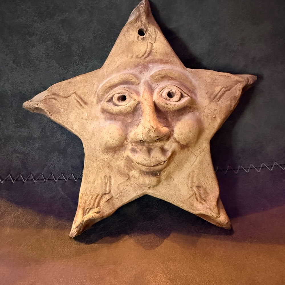 Rustic Handmade Clay Star